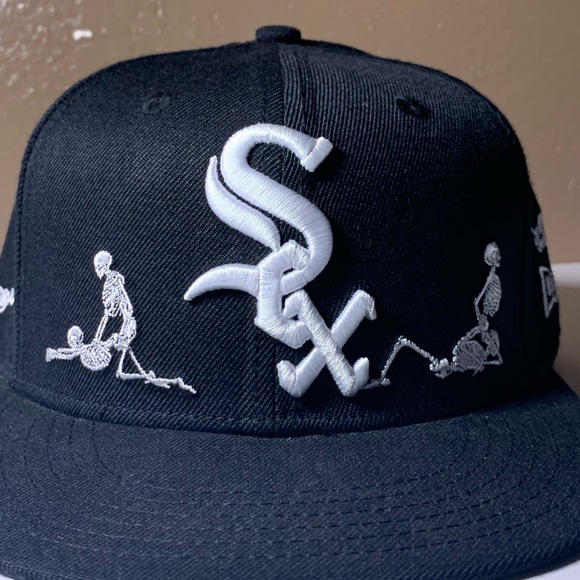 Teamsesh Chicago white Sox “sex” fitted hat size 7 - Picture 2 of 10